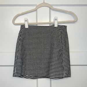Urban Outfitters Checkered Mini Skirt